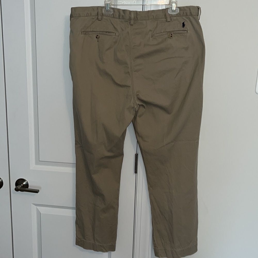 Tan Beige Polo Ralph Lauren Chino w/tag casual Casual summer pants 38 x 28” - Picture 4 of 11